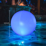 Solar Powered Inflatable LED Floating Ball(1 Pack)