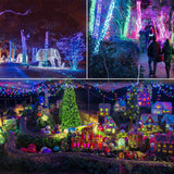 16.4Ft 50 LED 2 Packs Fairy Lights Battery Operated, RGB Color Changing String Lights with Remote