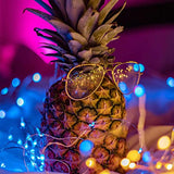 16.4Ft 50 LED 2 Packs Fairy Lights Battery Operated, RGB Color Changing String Lights with Remote
