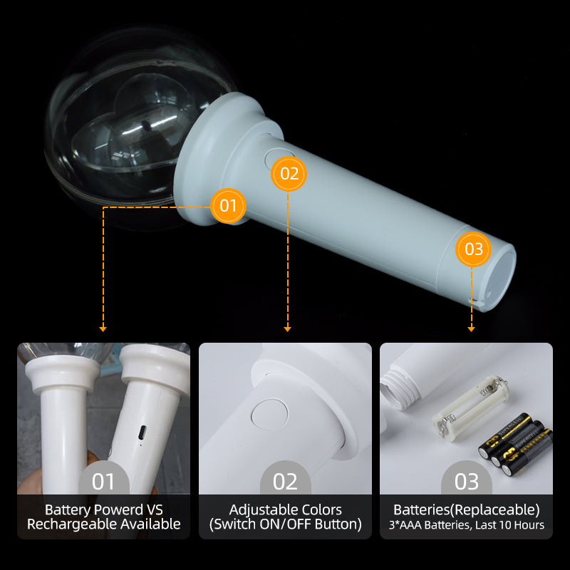 Remote Control LED Light Sticks, DMX Control LED Lightsticks for Concerts