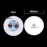 3 Flashing Modes LED Bottle Coaster Lights for Bar Decor