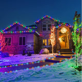 Solar Rope Lights Outdoor Lights, 8 Modes Clear Tube 200 LED Fairy String Lights 65.6FT