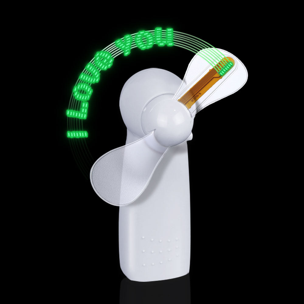 Wholesale Electric Handheld Led Programmable Led Message Fan(50 Pack)