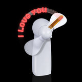 Wholesale Electric Handheld Led Programmable Led Message Fan(50 Pack)
