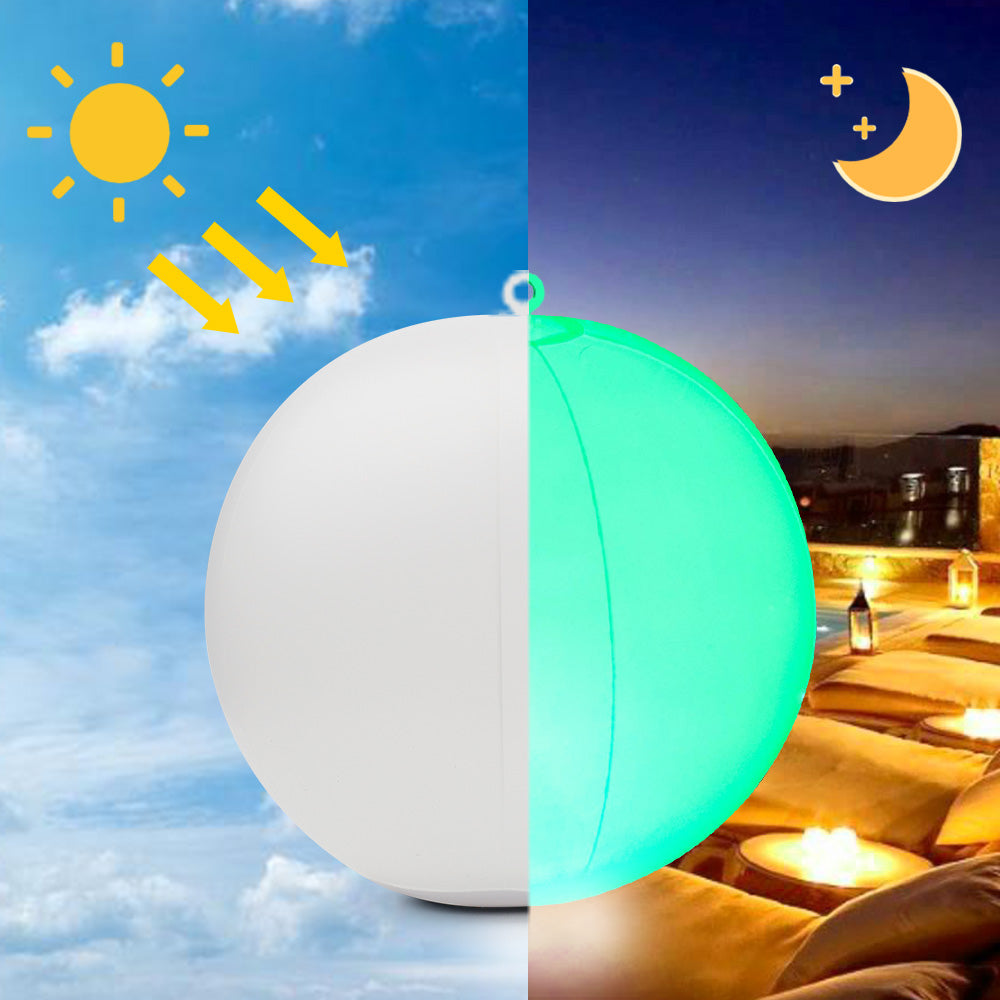 Solar Powered Inflatable LED Floating Ball(1 Pack)