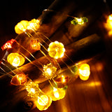 9.8 Ft 30 LED Pumpkin Maples Acorns Fairy Lights