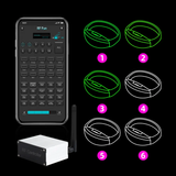 Mini APP Transmitter for Controlling LED Bracelets/LED Lightsticks/LED Lanyards