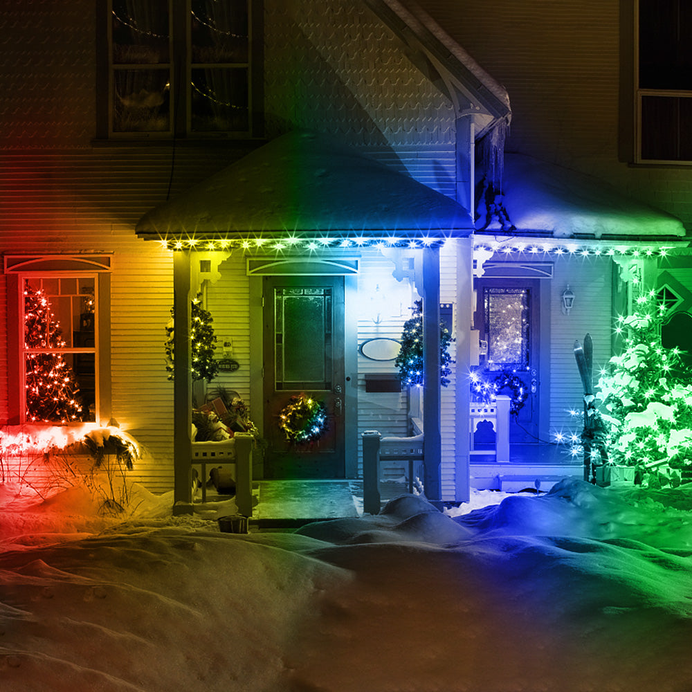 5V10CM Color Changing 32.8 FT 100 LED Christmas Pebble String Lights