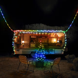 5V10CM Color Changing 32.8 FT 100 LED Christmas Pebble String Lights