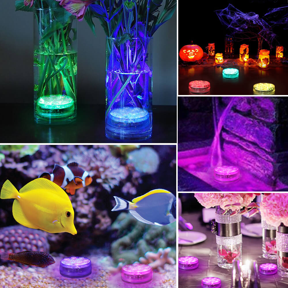 28 Key IR Remote Control Submersible LED Lights - GFLAI