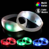 LED Party Supplies Button 7 Color Bracelet