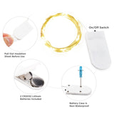 Fairy String Lights for Wedding Party Christmas Table Decor Warm White(12 Packs)