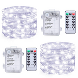 Indoor Fairy Lights, Battery Operated with Remote, Christmas, Party