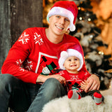 Christmas Glowing Santa Hat, Adult Size Santas Hat (2 Pack)