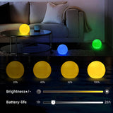 16 Colors LED Glow Ball Floating Pool Lights(6 Packs)