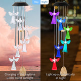 Solar Power Angel Wind Chimes