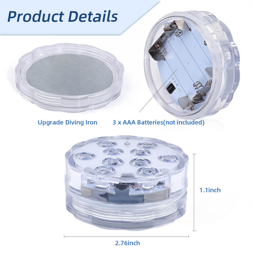 24 Key IR Remote Control Submersible Pool Lights - GFLAI