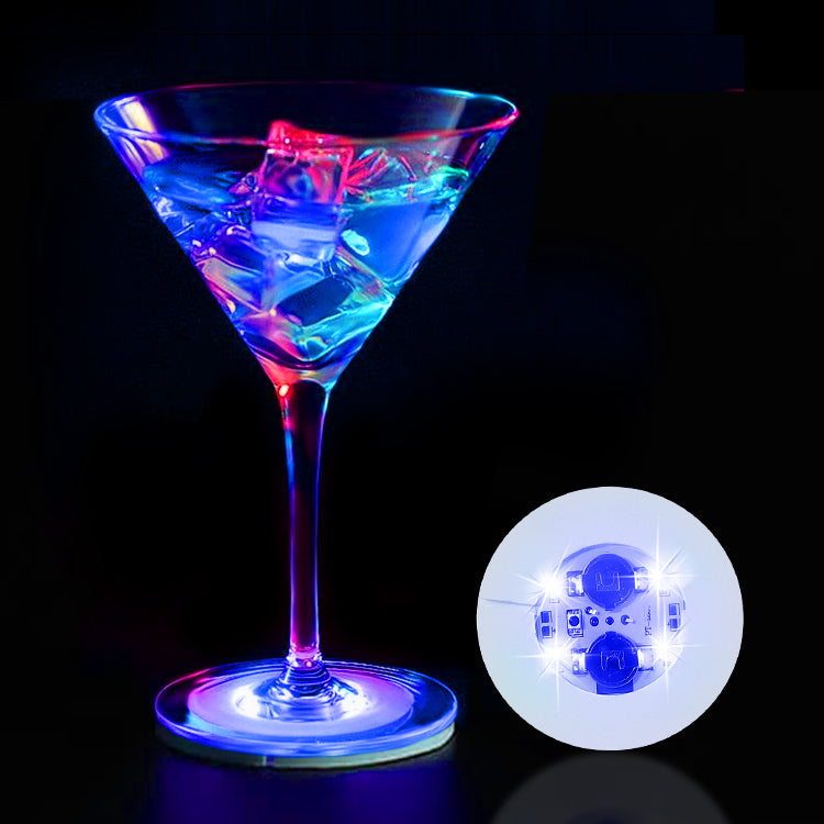 LED Bottle Coaster Sticker for Bar(100Pck)