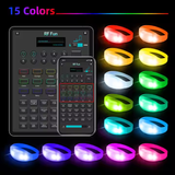 Wholesale APP Control LED Bracelets for Quinceañeras Weeding Birthday Parties(500 PCS + 1 DMX+APP  Transmitter)