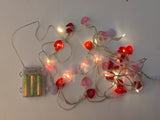 Fairy lights for festive decoration-Heart Lights (Red White Pink)