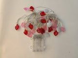 Fairy lights for festive decoration-Heart Lights (Red White Pink)