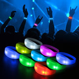 GFLAI GFB005 150-Pack Remote Control LED Wristbands with GFC004