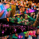 GFLAI GFB005 300-Pack APP LED Wristbands with GFC008 Controller