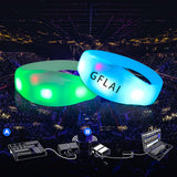 GFLAI GFB005 300-Pack APP & DMX LED Wristbands with GFC007 Controller