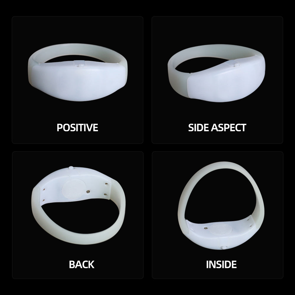 Sound Activated LED Silicone Wristband for Events (400PCS/1 Carton)