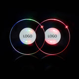 Barware Party Favor Stickers Transparent LED Coasters(50Pack)