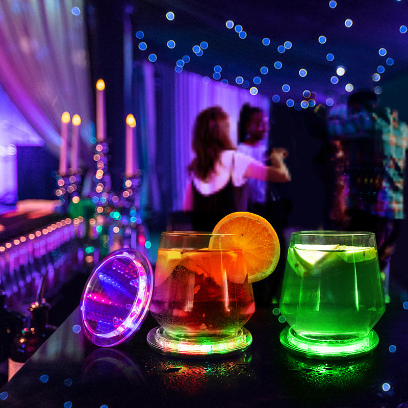 Multicolor Flashing Tunnel LED Coaster | Factory Price | GFLAI