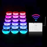 GFLAI GFB005 Remote-Controlled LED Wristband | 7 Colors | 100pcs GFC004 Remote Included