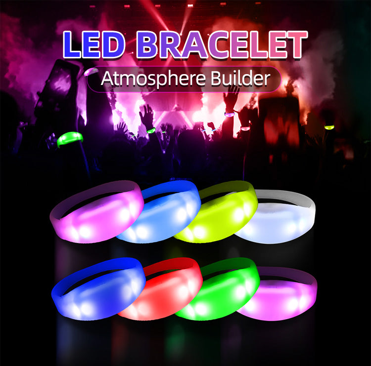 Customized LED Light Up Wristbands Wholesaler | Wholesale Price | GFLAI