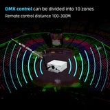 DMX512 LED Wristbands – 150-Pack Remote Control RGB Bracelets
