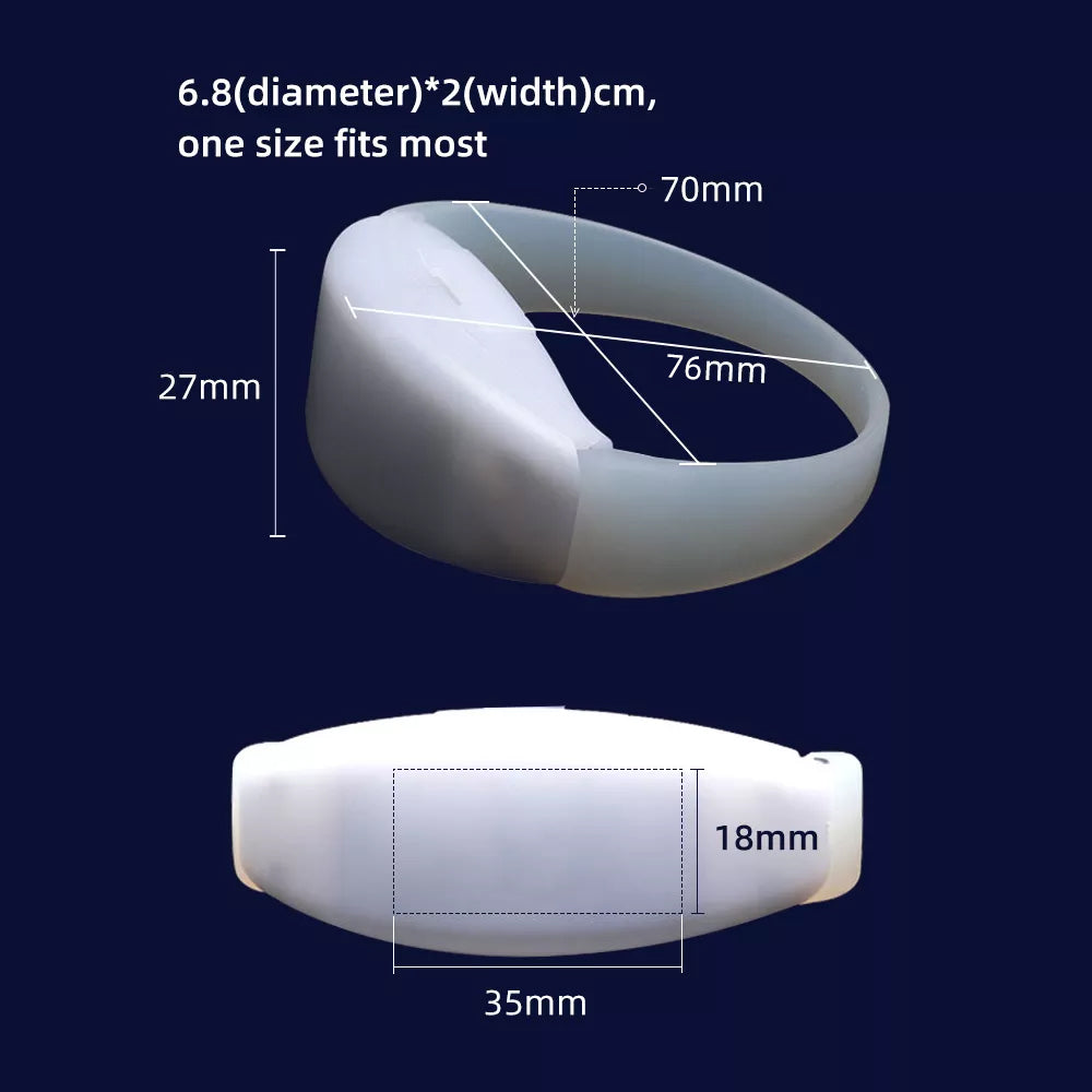 Wholesale Remote Controlled LED Wristbands (400PCS/1 Carton GFB005 Bracelets)