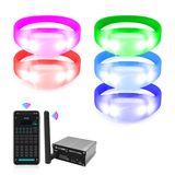 Wholesale RF FUN APP Control LED Bracelets Wristbands for Wedding & Birthday Party ( 200PCS + 1 APP Transmitter Pack)
