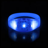 Blue Sound Activated LED Wristband