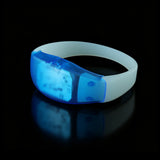 Blue Sound Activated LED Wristband
