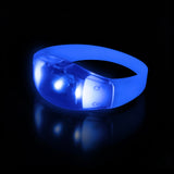 Blue Sound Activated LED Wristband