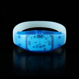 Blue Sound Activated LED Wristband