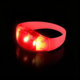Red Sound Activated LED Wristband