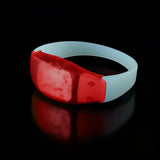 Red Sound Activated LED Wristband