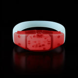 Red Sound Activated LED Wristband