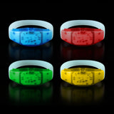 Red Sound Activated LED Wristband