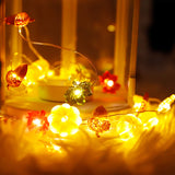 9.8 Ft 30 LED Pumpkin Maples Acorns Fairy Lights