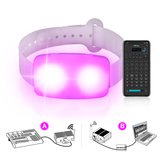 LED Wristband PVC Remote Controlled LED Bracelets for Events