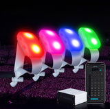 GFLAI GFB008 APP-Controlled Fabric LED Wristbands | GFC008 Included