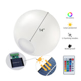 Floating Ball Pool Light Solar Powered