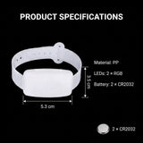 GFLAI GFB009 DMX-Programmable LED Wristbands with GFC005 Controller