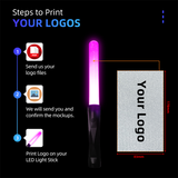DMX Controllled Rechargeable LED Lightsticks